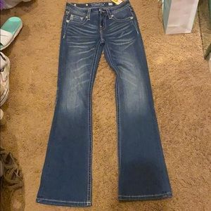 Girls Miss Me Boot Cut Jeans